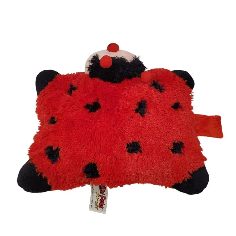 Pillow Pet Ms Ladybug 2010 Stuffed Plush Pee Wees Retired 12